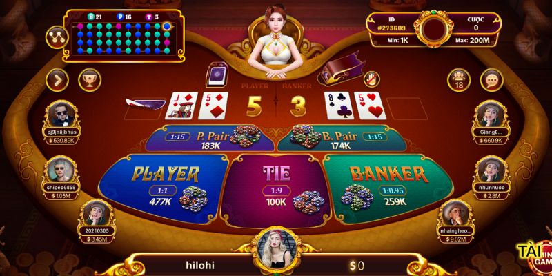 Luật chia bài trong cách chơi Baccarat