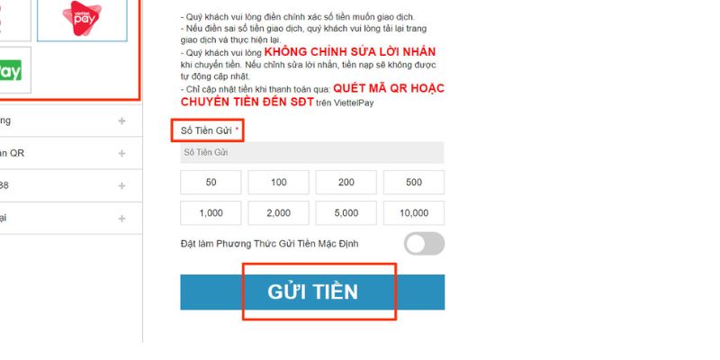 Chi tiết hướng dẫn nạp tiền W88 mà anh em cần theo dõi